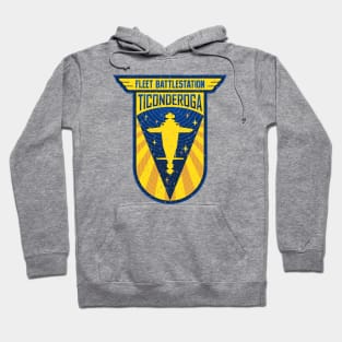 Fleet Battlestation Ticonderoga - Distressed Hoodie